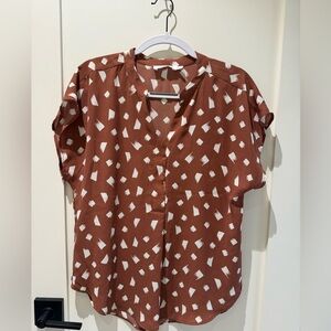 All In Favor Medium Short Sleeve Blouse